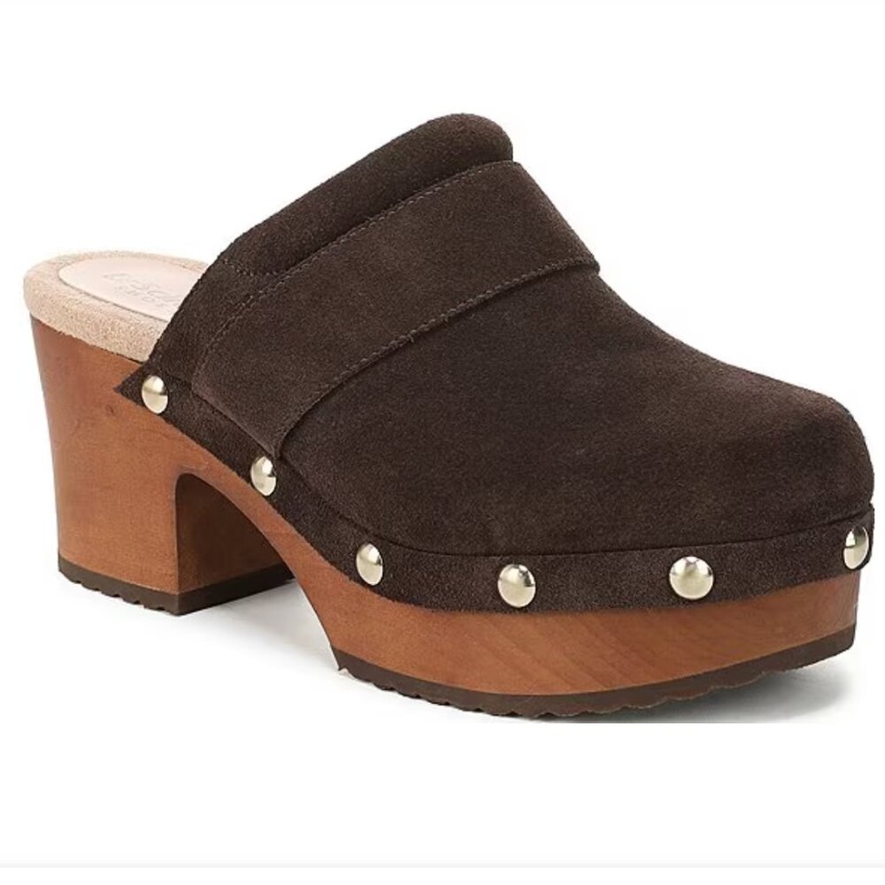 Dr. Scholl's Original Feels Suede Studded Platform Clogs